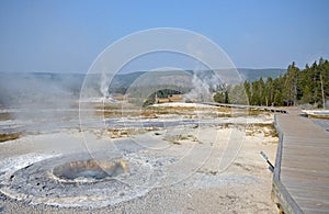 Upper Geyser Basin Scenic photo