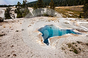 Upper Geyser Basin at Yellowstone National Park