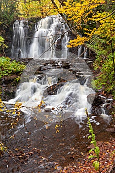 Upper Hungarian Falls near Calumet Michigan, USA