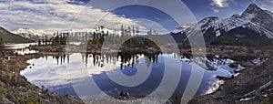 Upper Kanananskis Lake Rocky Mountains Canada