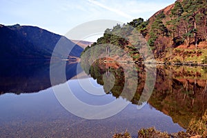 Upper Lake in Glendalough Ireland