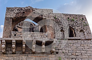 Upper level of Mohammadan Watch Tower, Hampi, Karnataka, India