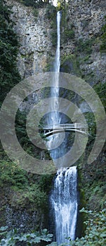 Upper & Lower Multnomah Falls with Benson Footbridge