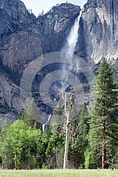 Upper and lower Yosemite Falls