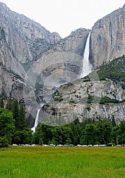 Upper and lower yosemite falls, Yosemite National Park