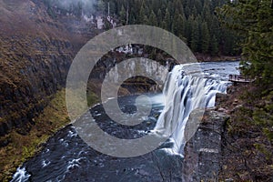 Upper Messa Falls in Idaho