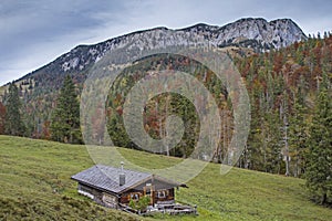 Upper Orterer Alm south of Benediktenwand