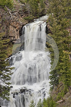 Upper section of Undine Falls, Yellowstone