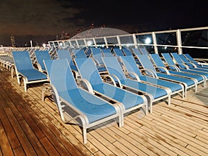 Upper Solarium deck of Costa Favolosa cruise ship