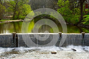 Upper spillway on the Chagrin River