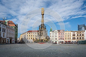 Upper Square and Holy Trinity Column - Olomouc, Czech Republic