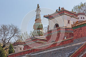 Upper structure of the Sumeru Temple on Longevity Hill