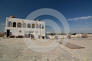 The upper terrace of the citadel. The Ark. Bukhara. Uzbekistan