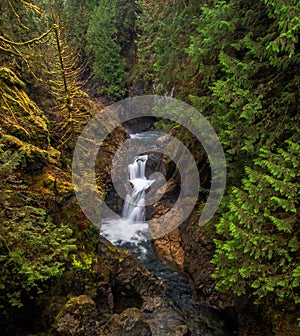 Upper Twin Falls In Washington State