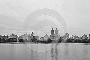 Upper West Side in black and white