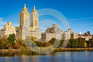 Upper West Side and Central Park in Fall, New York