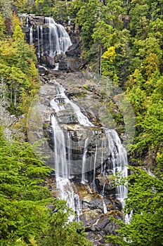 Upper Whitewater falls, North Carolina