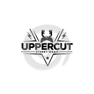 Uppercut Street Wear Logo Symbol Badge