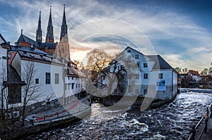 Uppsala from the bridge