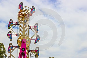 Upright Ride At Local County Fair