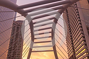 Uprisen angle Chong Nonsi skywalk Sathon - Naradhiwas Intersect