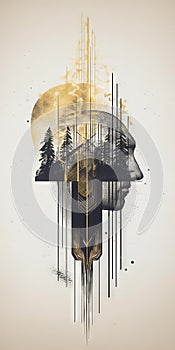 Ups and downs in the misfiled reality of a conscious mind generative AI