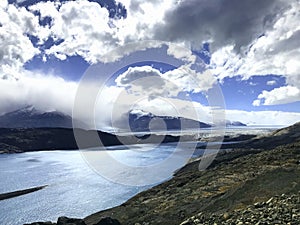 Upsala branch of Lake Argentino, Puerto Bandera.