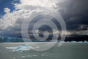 The Upsala glacier in Patagonia, Argentina.