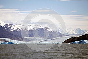 Upsala Glacier view from the Argentino Lake, Argentina