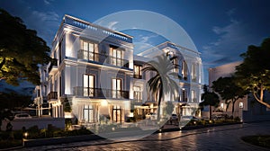 upscale commercial mansion building