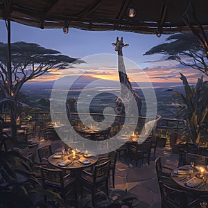Upscale Dining Experience with Spectacular Sunset Views