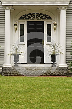 Upscale Home Front Entrance