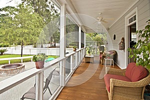 Upscale porch photo