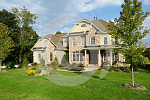 Upscale suburban house