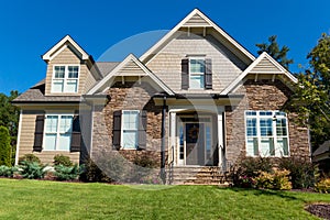 Upscale suburban house