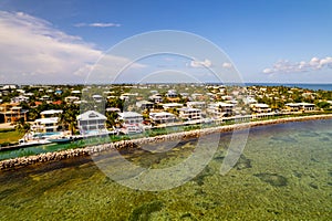 Upscale waterfront homes Duck Key Florida