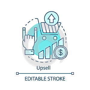 Upsell concept icon