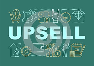 Upsell word concepts banner