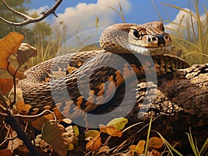 Upset common europian viper