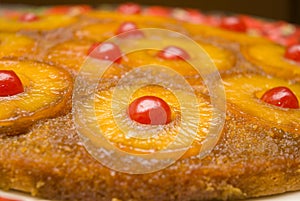 Upside down cake