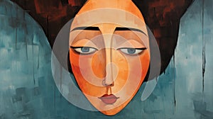 Upside Down Pop Art: A Vibrant Painting By Amedeo Modigliani