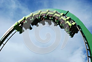 Upside Down Roller Coaster photo