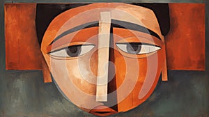 Upside Down Sculpture: A Mesopotamian-inspired Expressionist Painting By Amedeo Modigliani