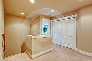 Upstair bright hallway