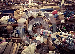 Upstair of traditional market stall