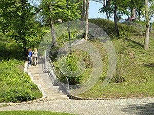 Upstairs in the park