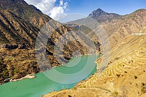 The upstream of Changjiang river