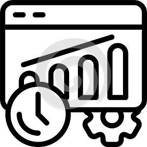 Uptime Vector Icon