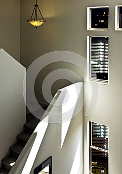 Uptown luxury loft home stairway photo