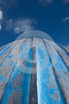 Upturned Hull of a Rowing Boat